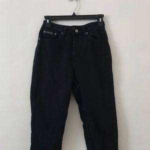 Vtg Mid High Calvin Klein Tapered Mom Denim Jeans 24